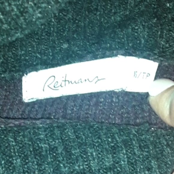 Oversized Purple and Grey Turtleneck Sweater - Picture 3 of 4